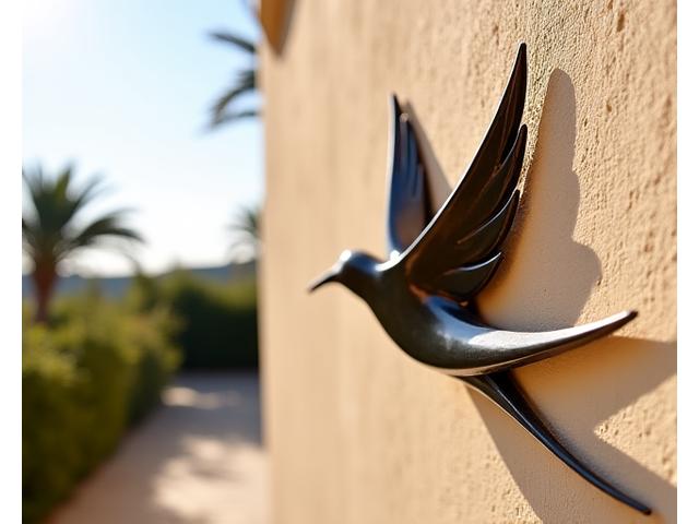 Sculpture murale 'Oiseau', Côte d'Azur